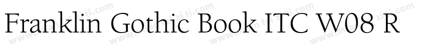 Franklin Gothic Book ITC W08 Rg字体转换